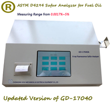 GD-17040A Pantalla táctil automática XRF Azufre en analizador de aceite